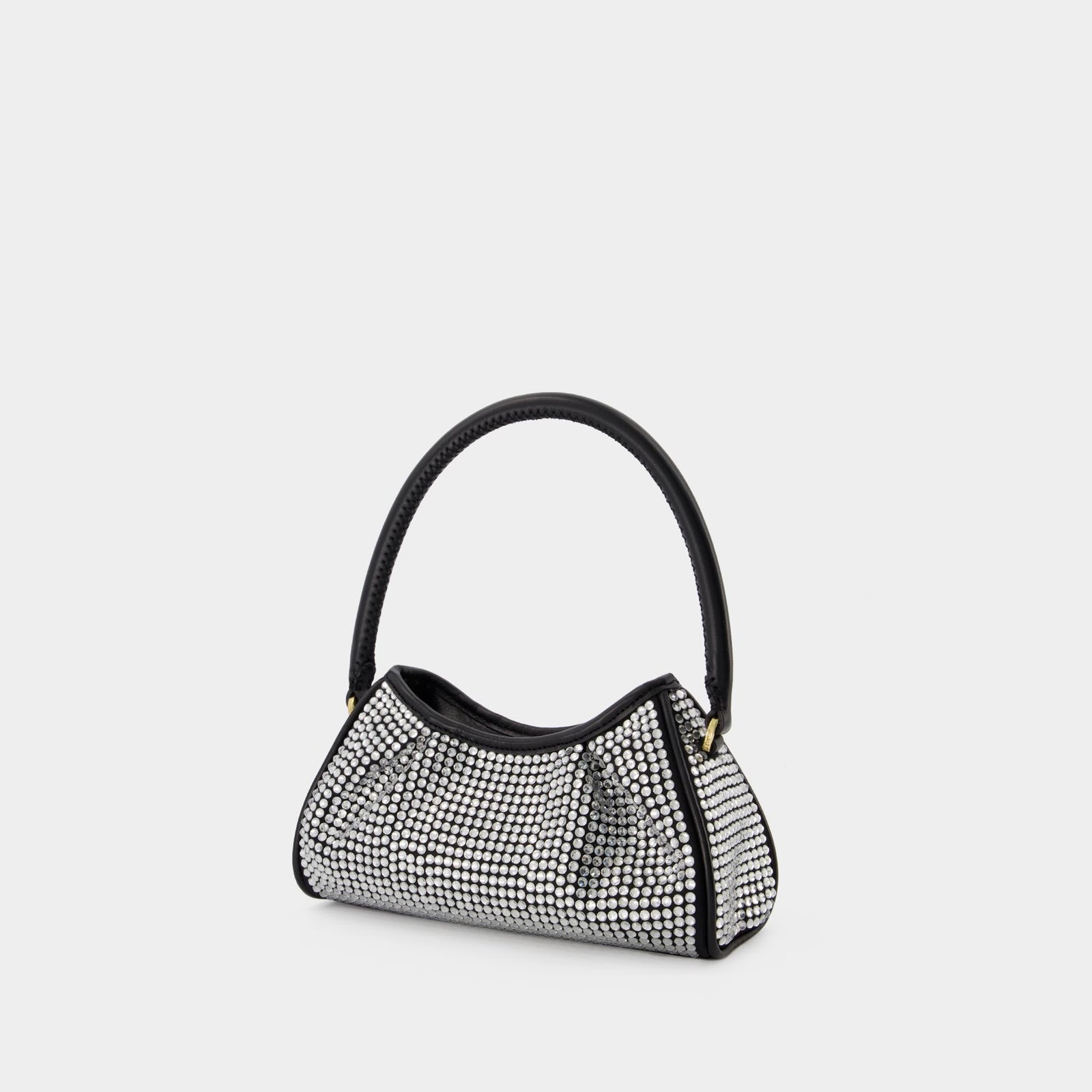 トートバッグ Elleme Small Dimple Handbag - Silver/Black - Strass 3701458450498_TURNED_9e8393375