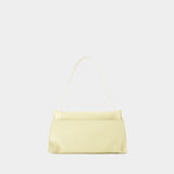 Long Papillon Hobo Bag - Elleme - Vanilla - Leather