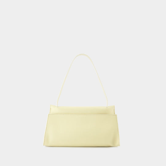 Long Papillon Hobo Bag - Elleme - Vanilla - Leather