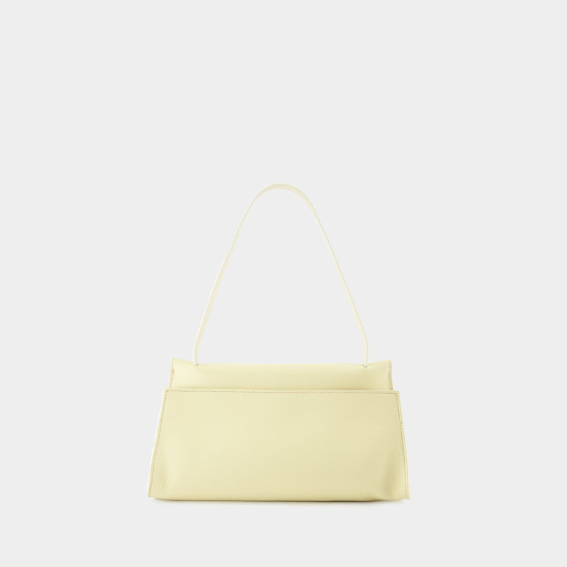 Long Papillon Hobo Bag - Elleme - Vanilla - Leather