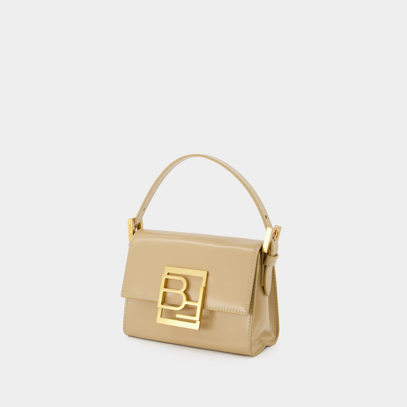 Fran Handbag - By Far - Kraft - Patent Leather