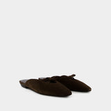 Finn Bear Suede Leather - By Far - leather - brown