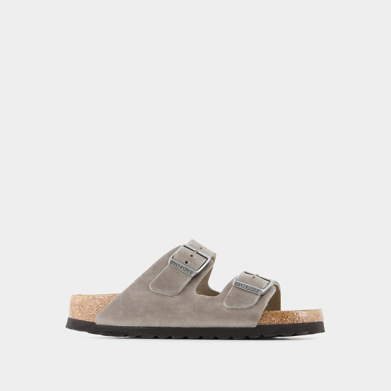 Arizona Sandals - Birkenstock - Leather - Grey