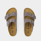 Arizona Sfb Leoi Sandals - Birkenstock - Leather - Grey