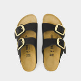 Arizona Big Buckle Sandals - Birkenstock - Leather - Black