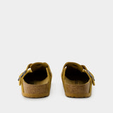 Boston VL Corduroy Sandals - Birkenstock - Leather - Brown