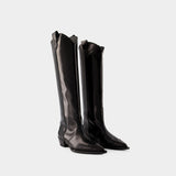 Aruna Boots - Aeyde - Leather - Black