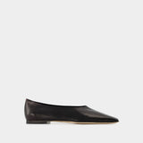 Octavia Flat Shoes - Aeyde - Black - Leather