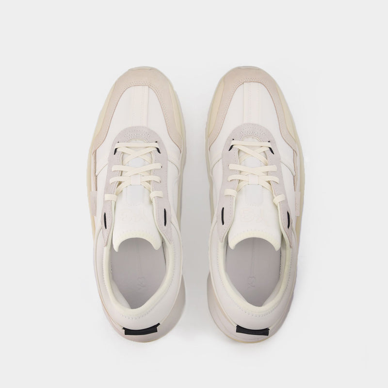 Y-3 Ajatu Run Sneakers in White