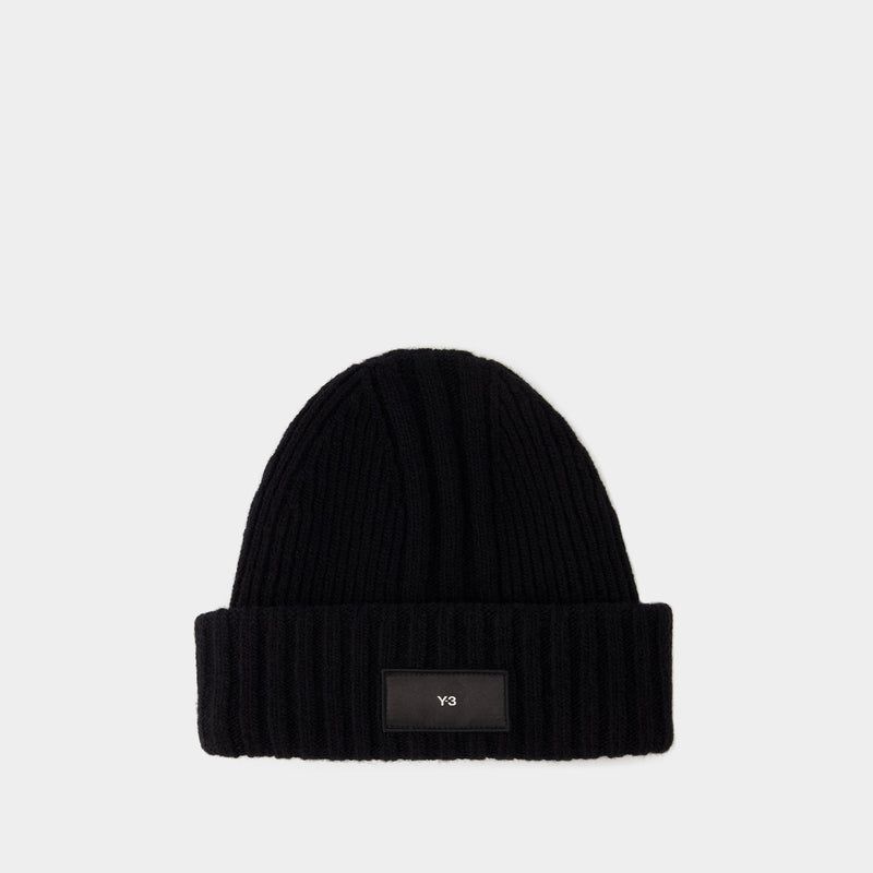 Beanie - Y-3 - Wool - Black