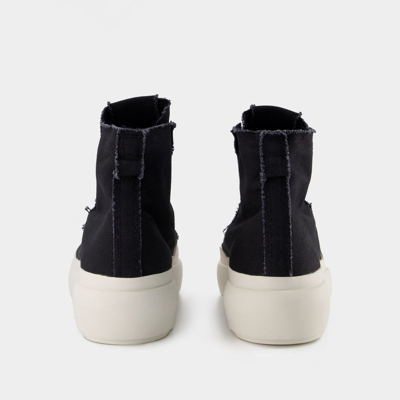 Nizza High Sneakers - Y-3 - Leather - Black/White