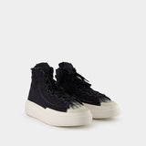 Nizza High Sneakers - Y-3 - Leather - Black/White