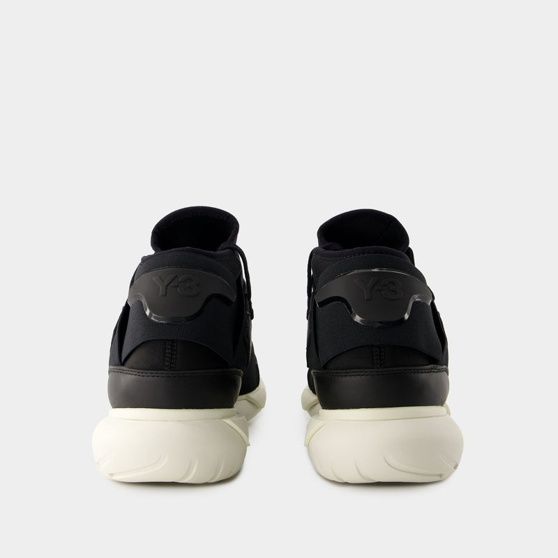 Qasa Sneakers - Y-3 - Leather - Black