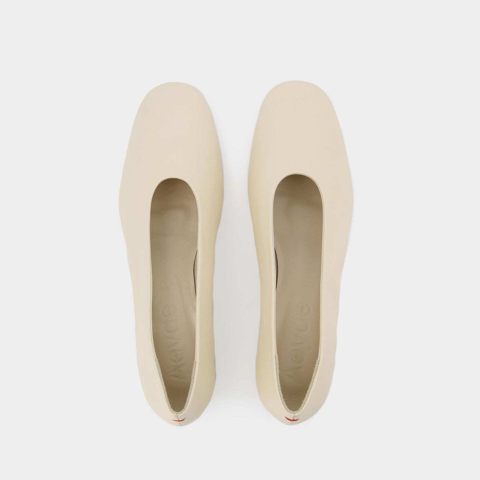 Delia Ballerinas - Aeyde - Cream - Leather