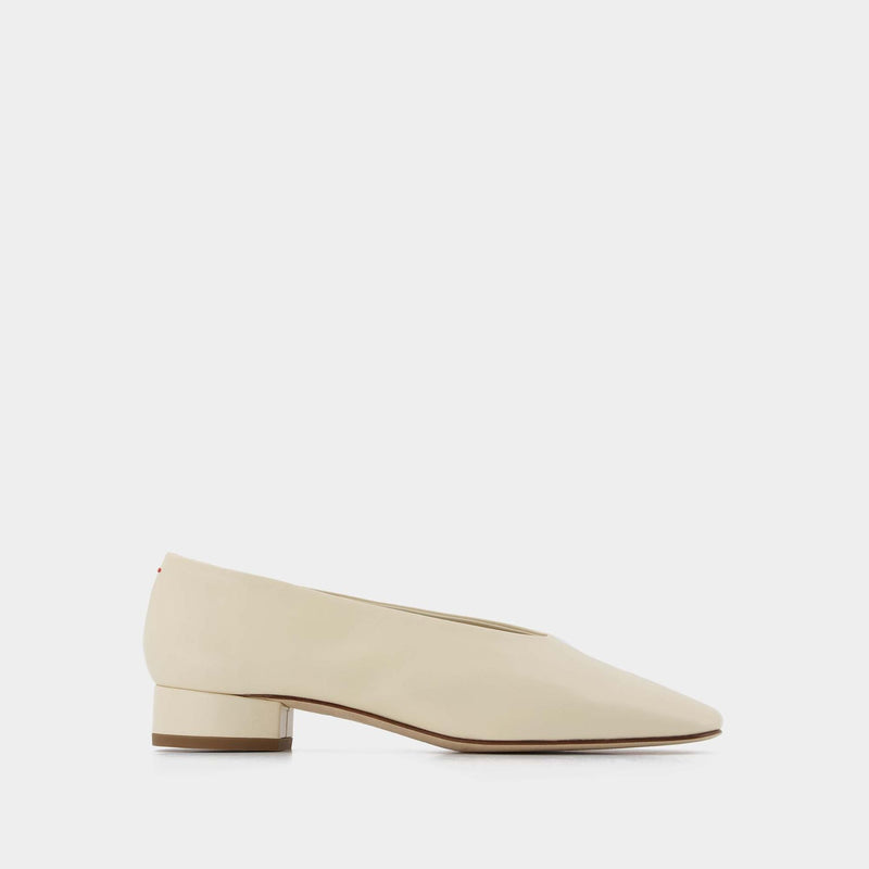 Delia Ballerinas - Aeyde - Cream - Leather