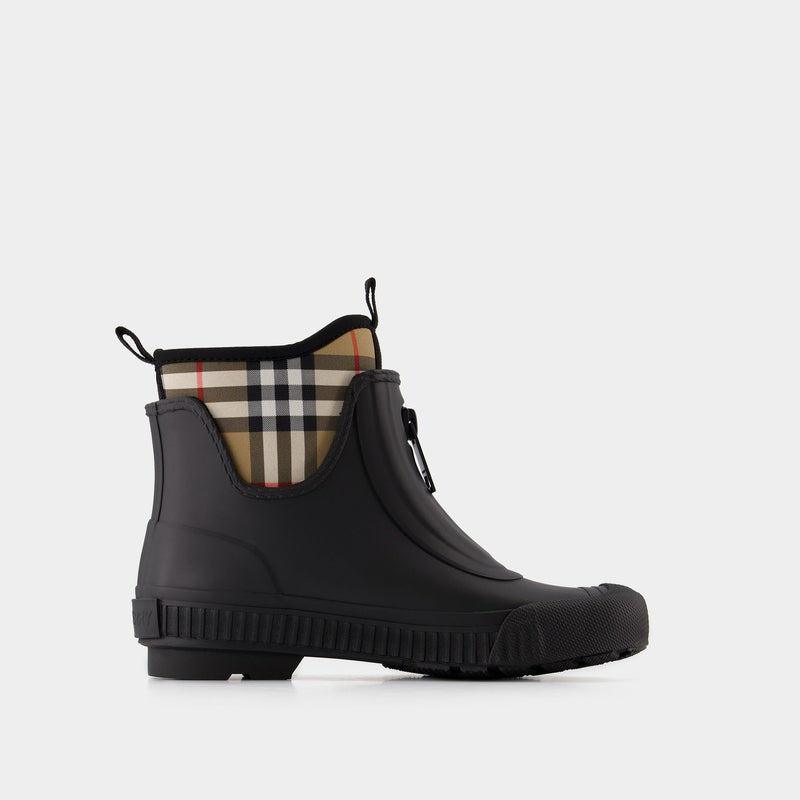 LF Flinton Ankle Boots - Burberry - Rubber -Black