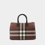 Sac Bowling - Burberry - Coton - Marron