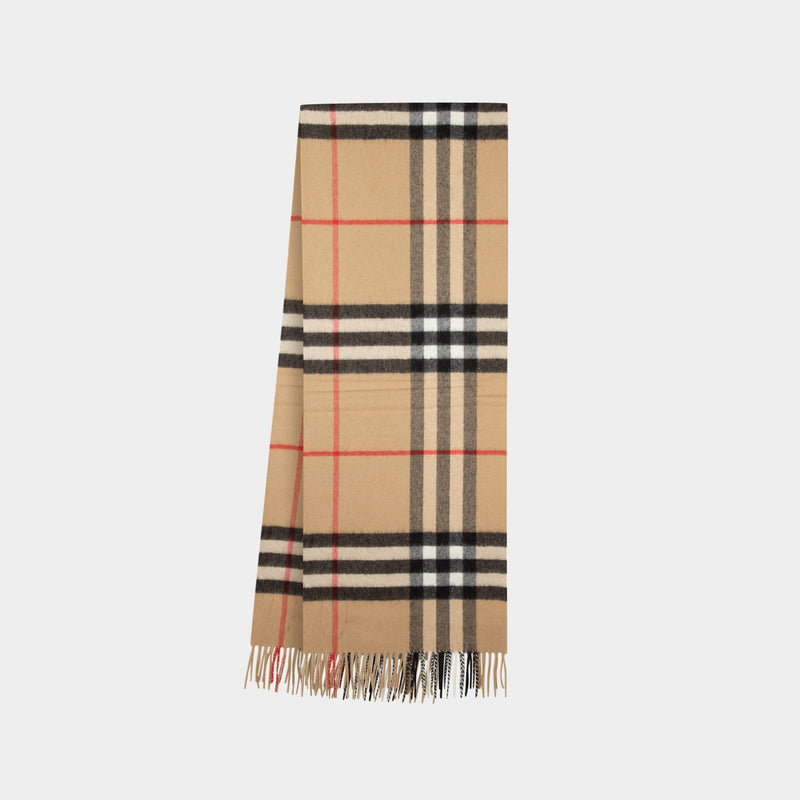 Scarf - Burberry - Beige - Cashmere