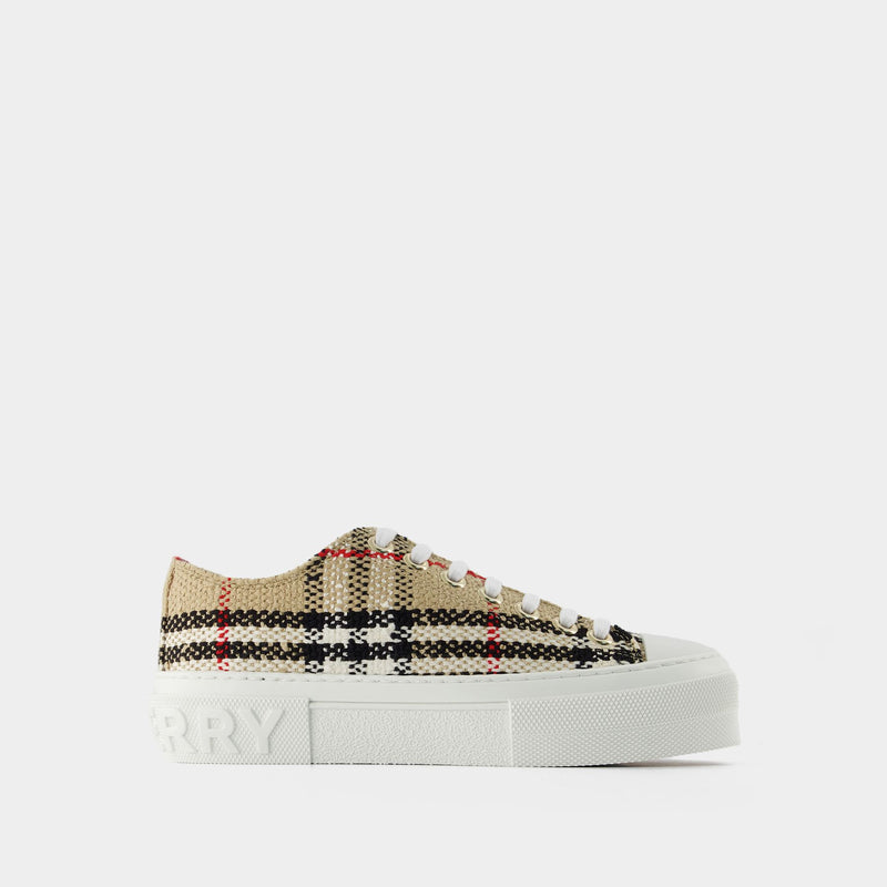 Lf Tnr Jack L 3 Sneakers - Burberry - Beige - Cotton