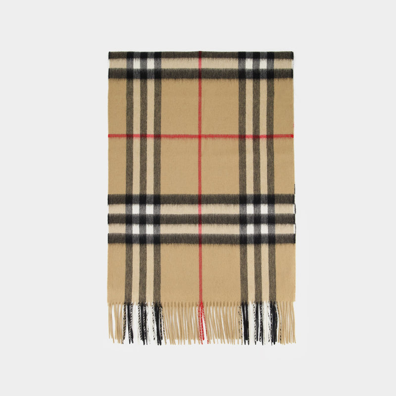 Scarf - Burberry - Beige - Cashmere