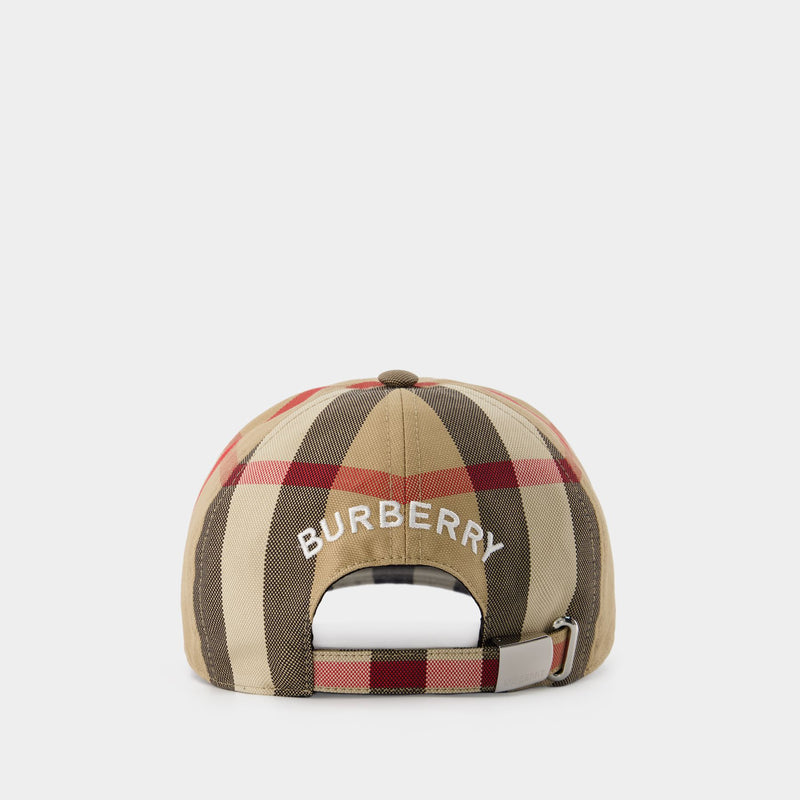 Casquette - Burberry - Coton - Marron