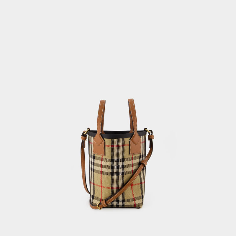 Ls Mn London Bag - Burberry - Leather - Beige