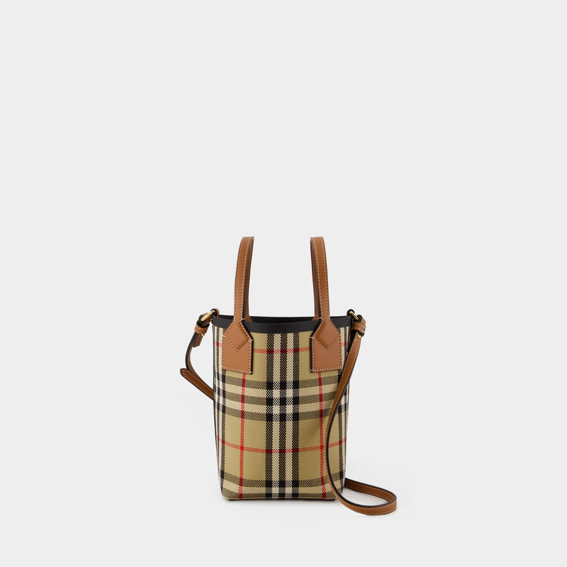Ls Mn London Bag - Burberry - Leather - Beige
