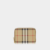 LS MN ZIP Around wallet - Burberry - Leather - Brown