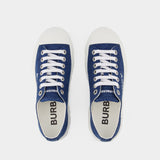 LF Jack Low 19 Sneakers - Burberry - Cotton - Blue Denim