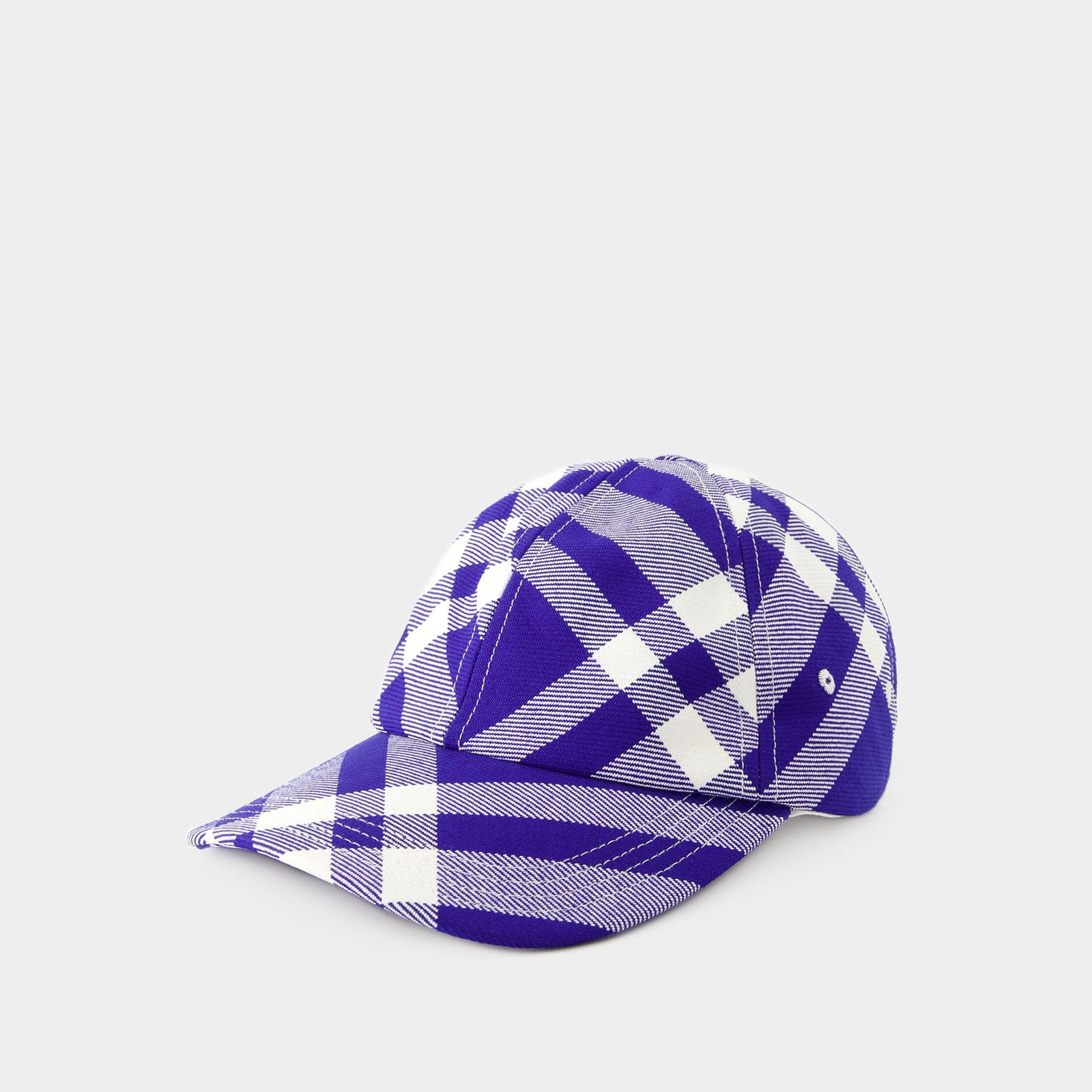 キャップ Burberry Monogram Cap - Burberry - Wool - Blue Monogram Cap - Burberry - Wool - Blue