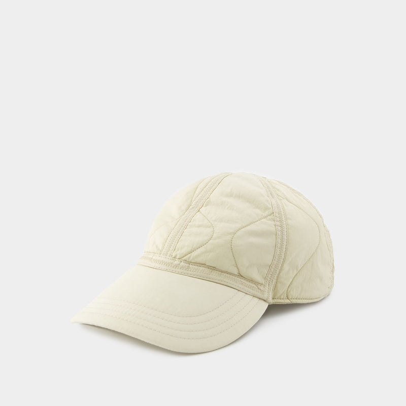 Quilted Cap - Burberry - Nylon - Beige