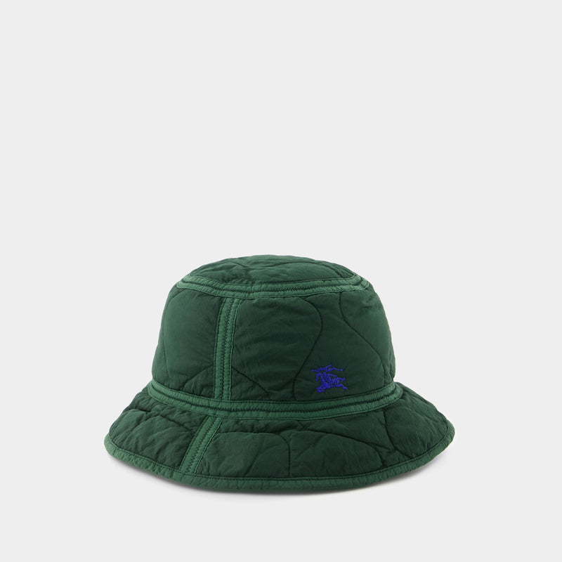 Quilted Bucket Hat - Burberry - Nylon - Khaki
