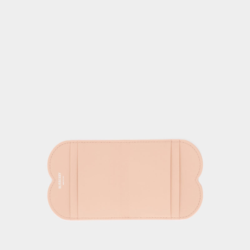 Chess Card Holder - Burberry - Leather - Pink