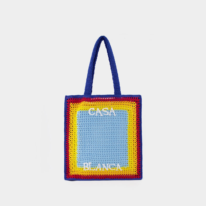 Crochet Arch Hobo Bag - Casablanca - Multi - Cotton