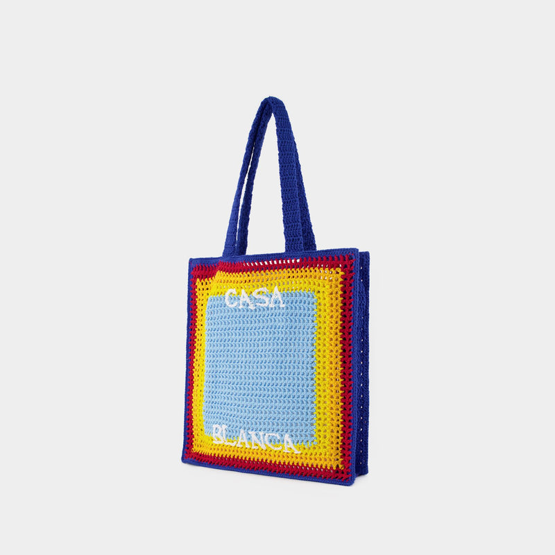 Crochet Arch Hobo Bag - Casablanca - Multi - Cotton
