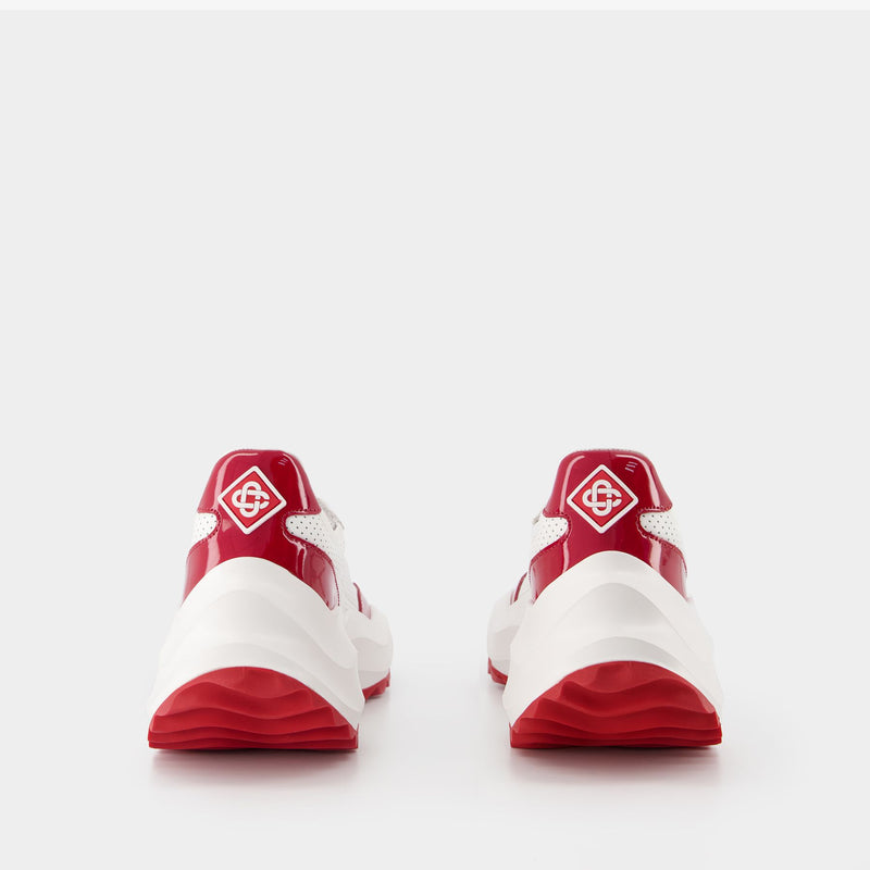 Atlantis Sneakers - Casablanca - White/Red - Leather