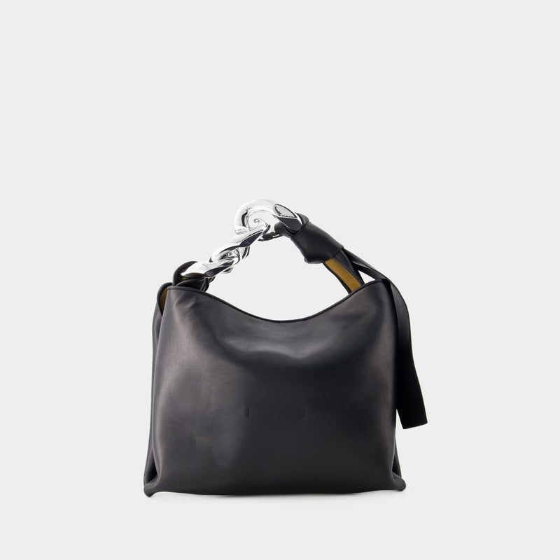 Small Chain Hobo Bag - J.W.Anderson - Leather - Black