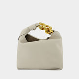Small Chain Hobo Bag - J.W. Anderson -  Off-White - Leather
