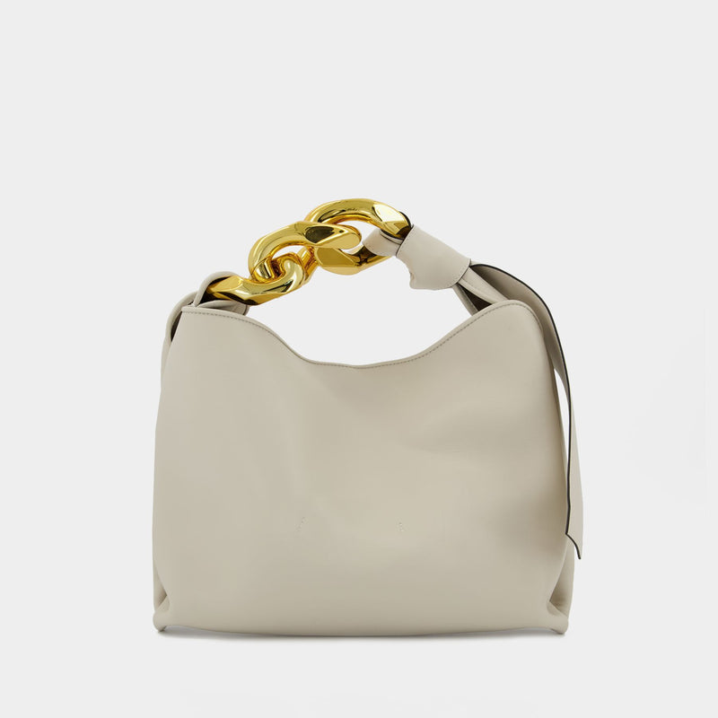 Small Chain Hobo Bag - J.W. Anderson -  Off-White - Leather