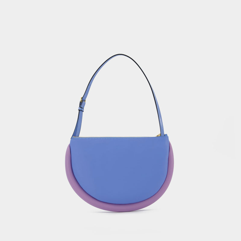 Bumper-Moon Hobo Bag - J.W. Anderson -  Blue/Lilac - Leather