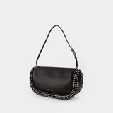 Crystal Bumper-15 Hobo Bag - J.W. Anderson -  Black - Leather
