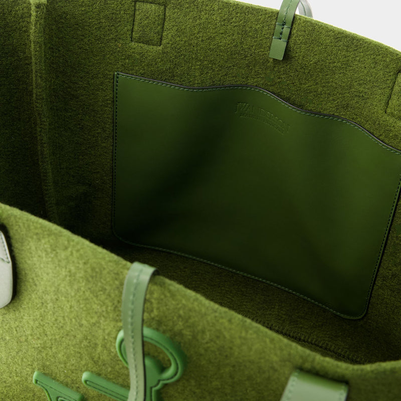 【関税込み】JW Anderson カーキ Belt トートバッグ Belt Tote - J.W.Anderson - Felt - Khaki