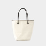 Anchor Tall Tote Bag - J.W. Anderson - Canvas - Ivory/Black