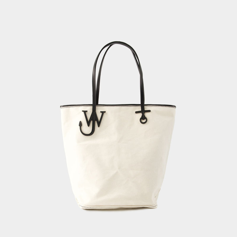 Anchor Tall Tote Bag - J.W. Anderson - Canvas - Ivory/Black