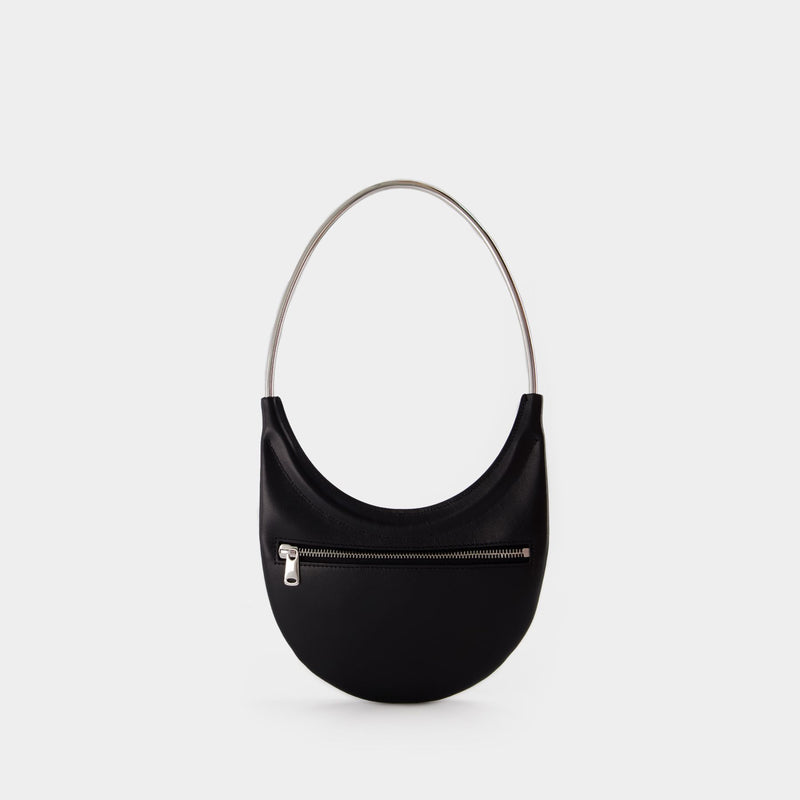 Leather Shoulder Bag in Black - Coperni