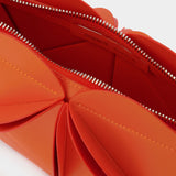 Origami Handbag - Coperni - Orange Vif - Leather