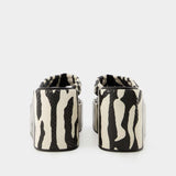 Zebra Mules - Coperni - Black/White - Leather