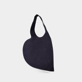 Heart Tote Bag - Coperni - Cotton - Blue