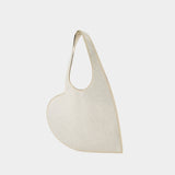 Mini Heart Tote Bag - Coperni - Cotton - Beige