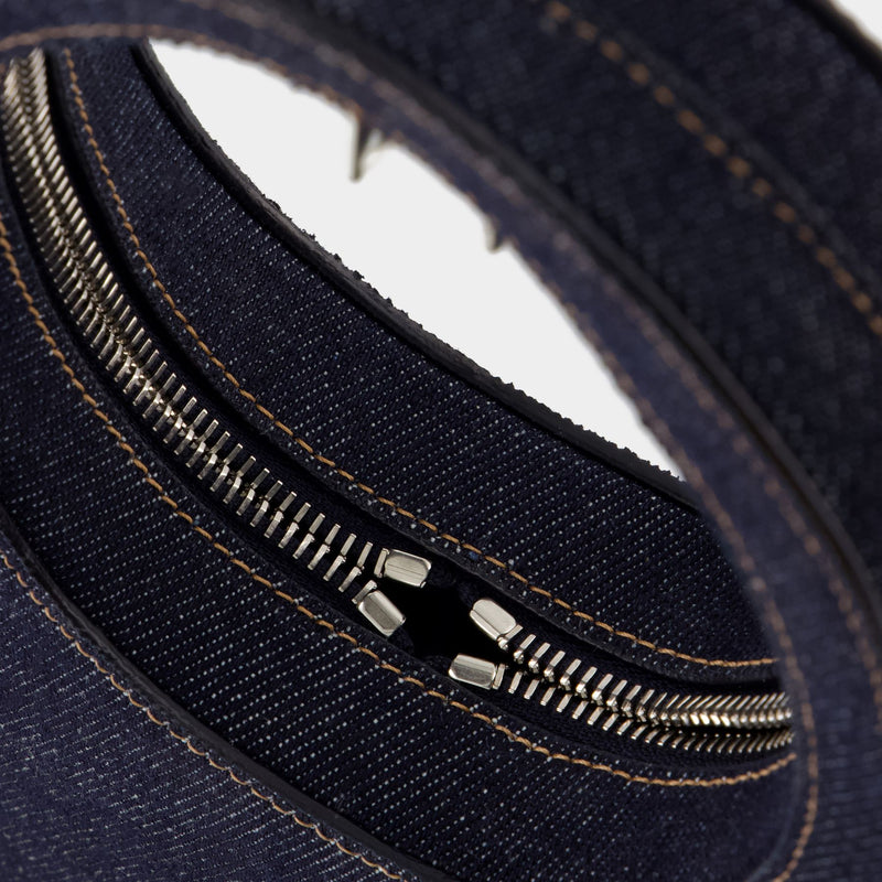 Mini Swipe Shoulder Bag - Coperni - Cotton - Blue